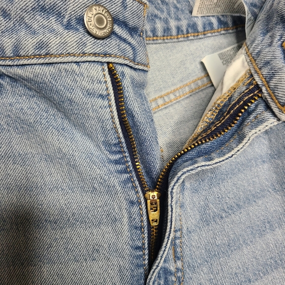 NWOT Old Navy Extra High-Waisted Ripped Wide-Leg Jeans for Women - Picture 4 of 5